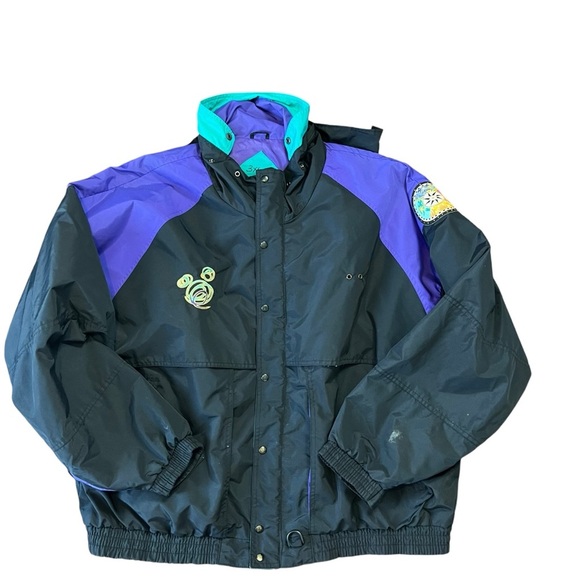 Disney Quest Vintage 90s Cast Member Coat Jacket  Original Prop Costume - Picture 2 of 13